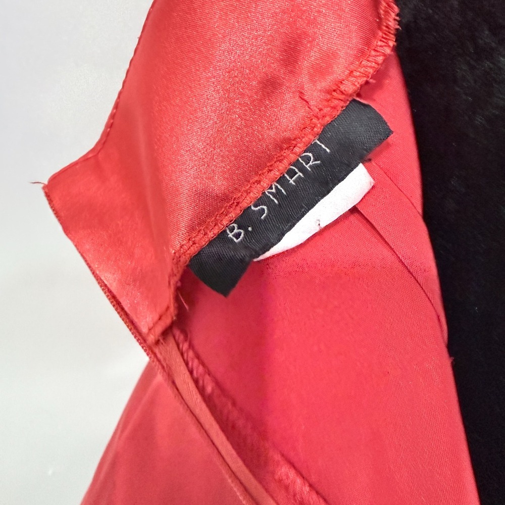 B Smart Red Satin Halter Slip Dress Size XS? Pin Up Coquette Cocktail Party - Picture 7 of 8